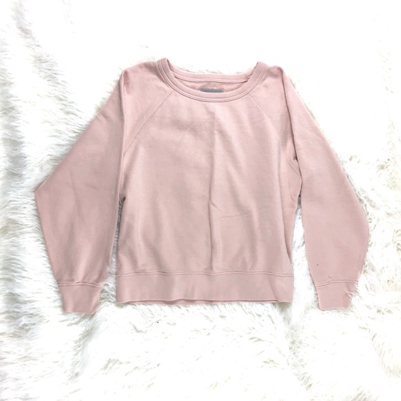 Everlane Tops - Everlane Women's Pale Pink Sweatshirt Sz Medium
